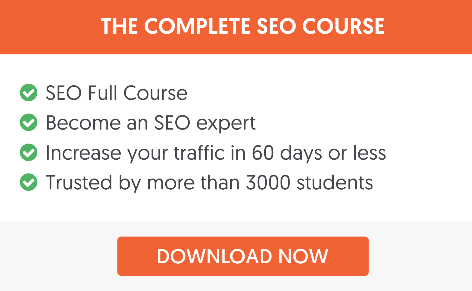 SEO Course