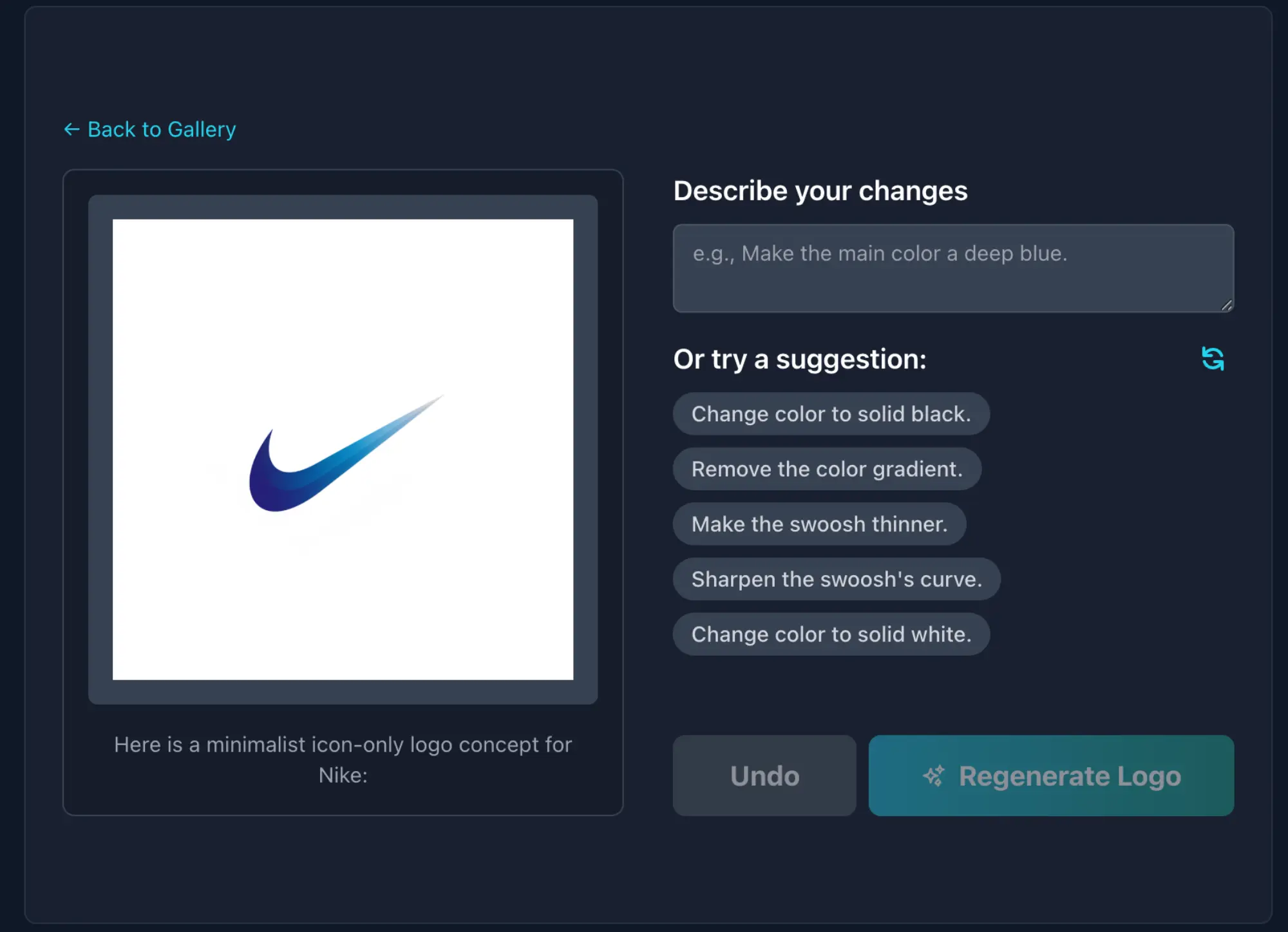 Create new prompt screen with title, editor, and organize panel
