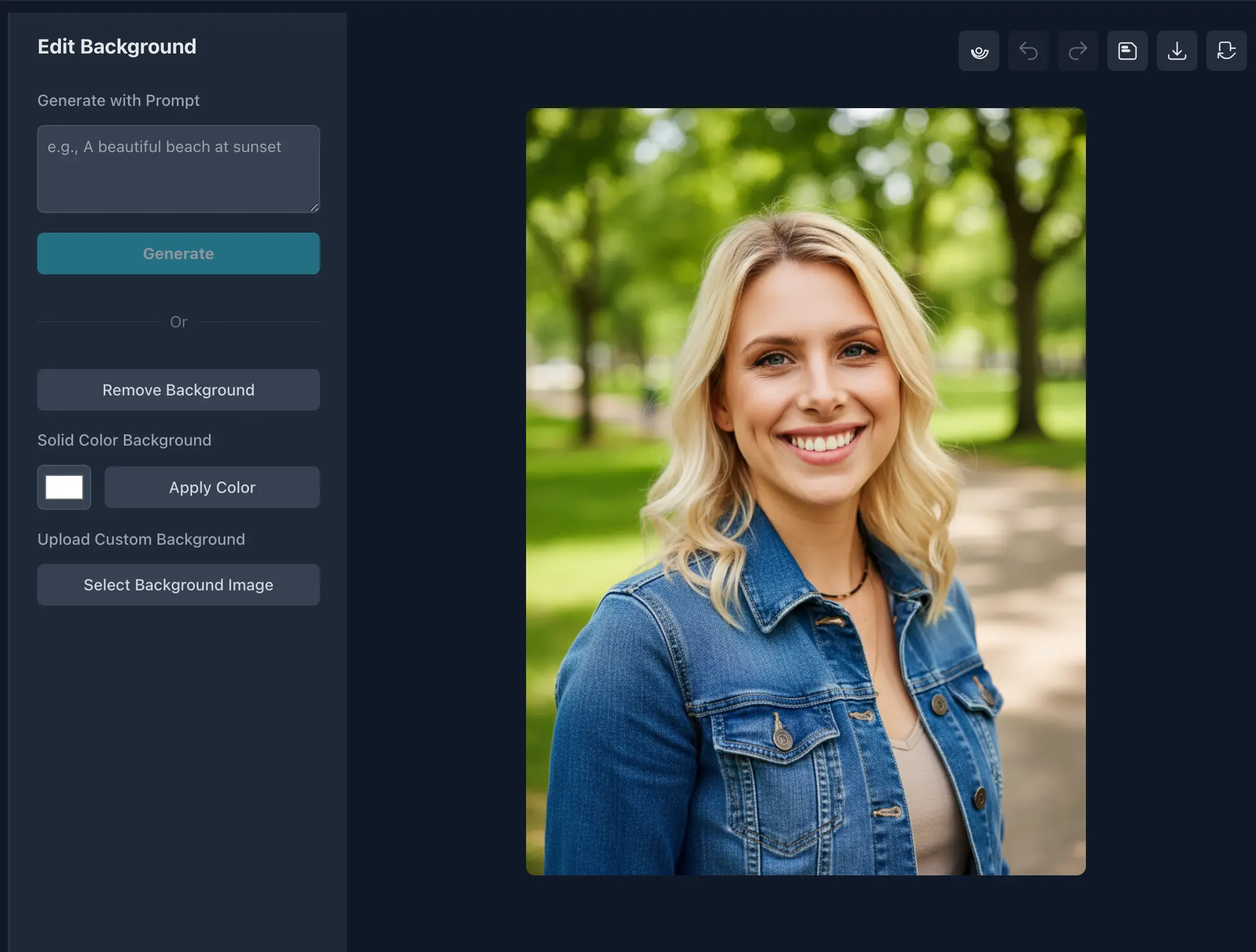AI Background Remover App