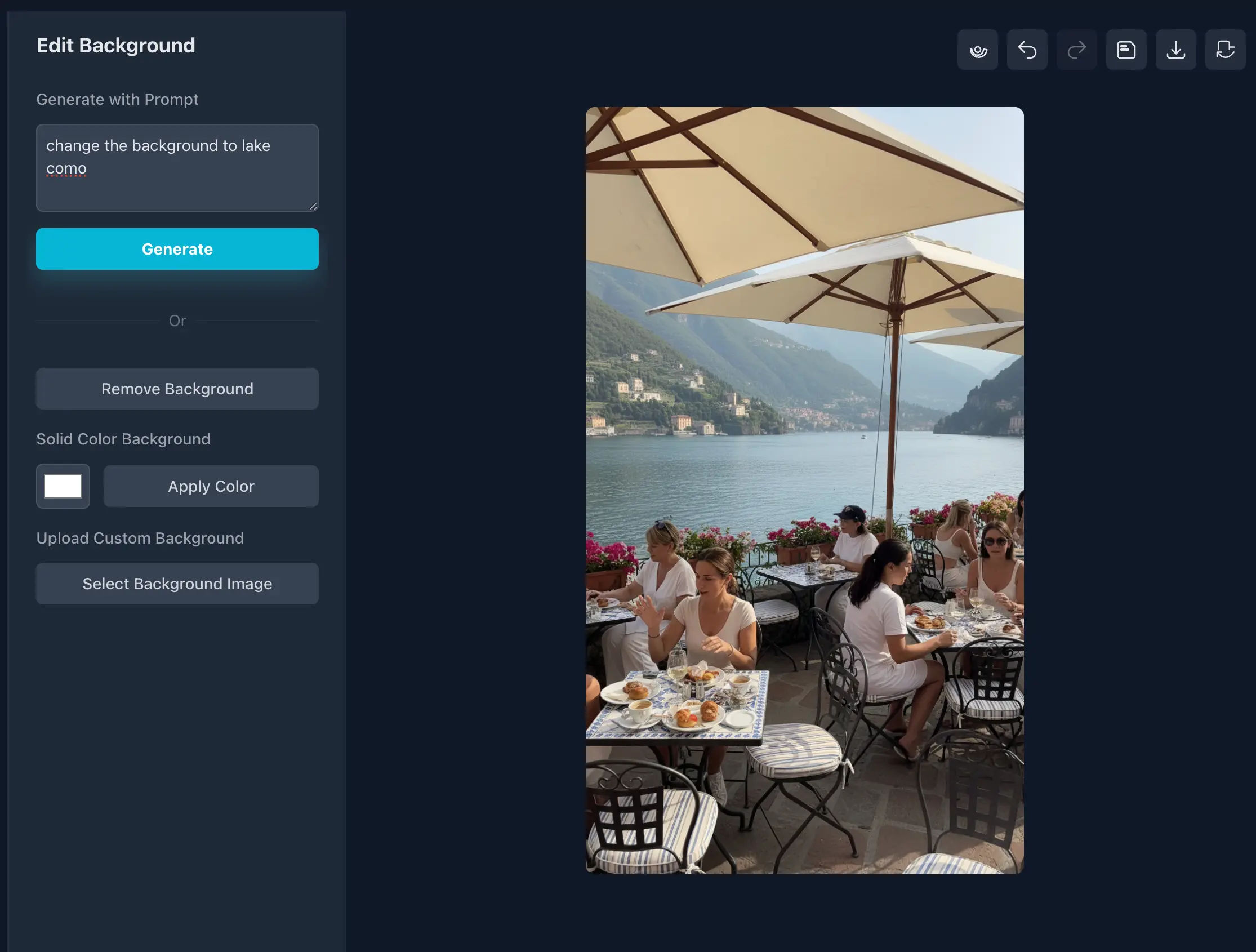 AI Background Replacer Tool