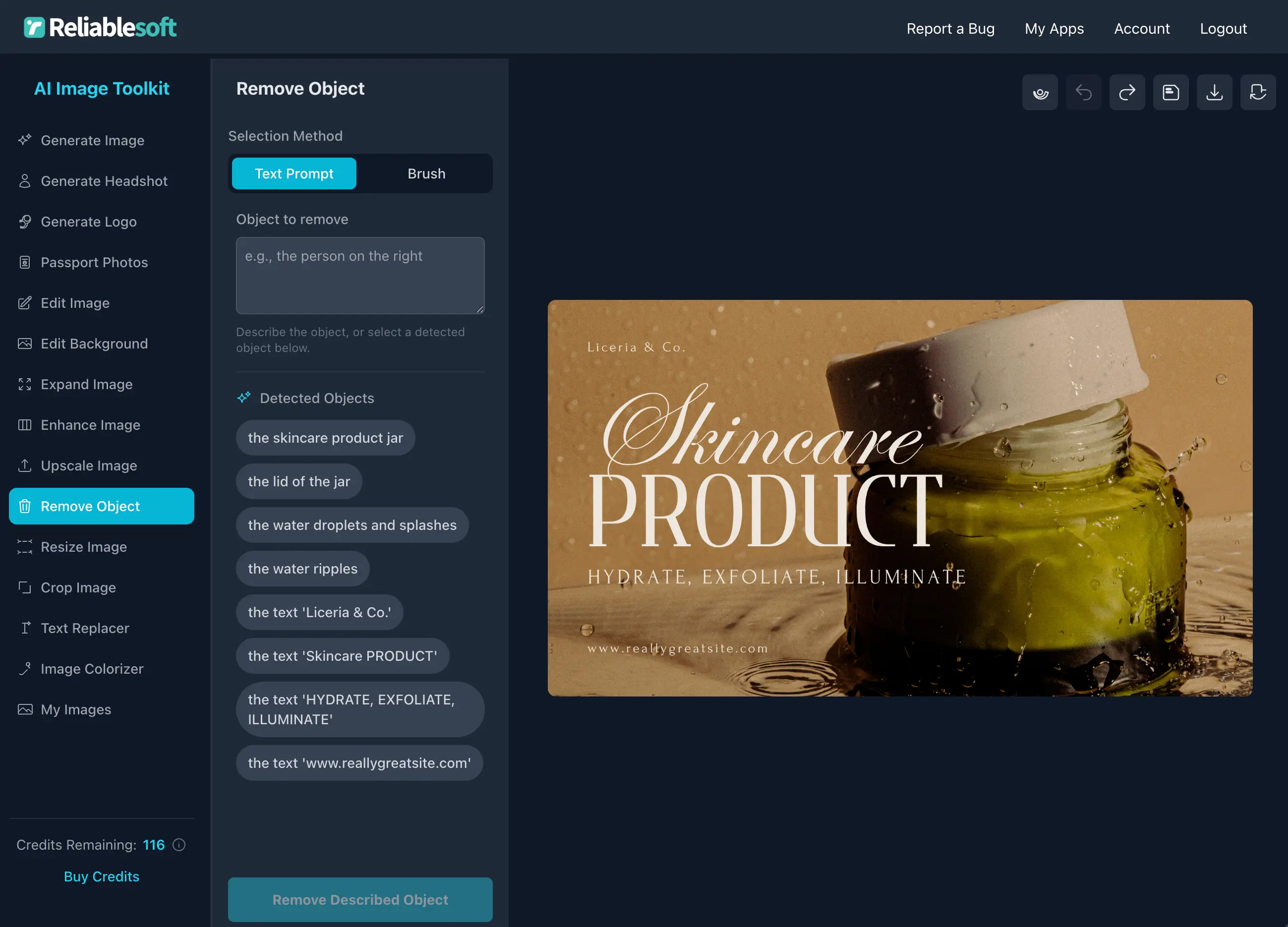 AI Text Replacer App