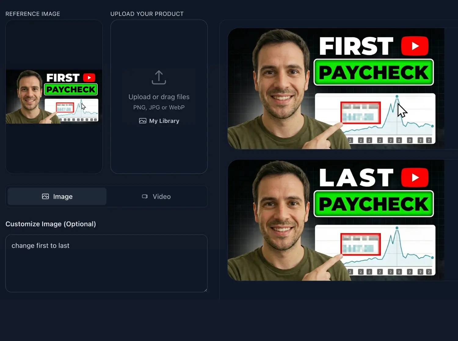 Edit and Refine Thumbnails