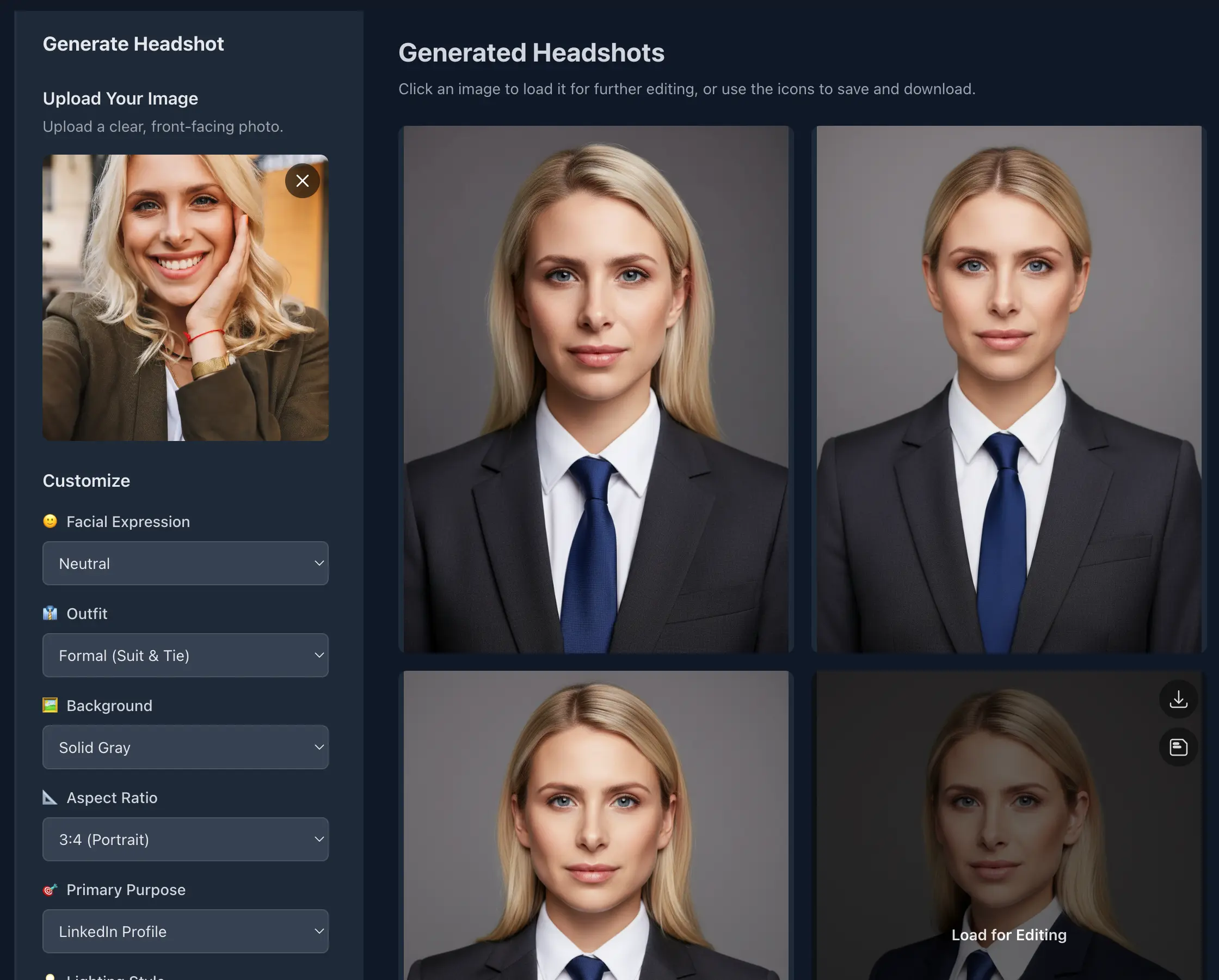 AI Headshot Generator - Headshot Styles