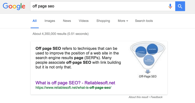 How to rank in Google's featured snippet