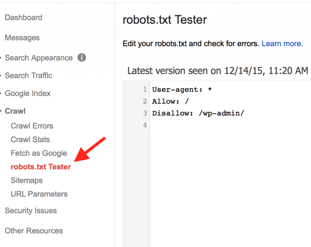 Robots.txt Tester