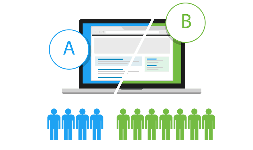 example of a/b testing