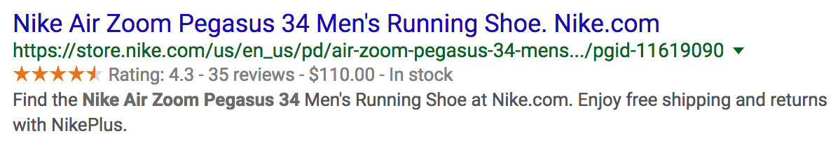 Example of an Optimized Product Title