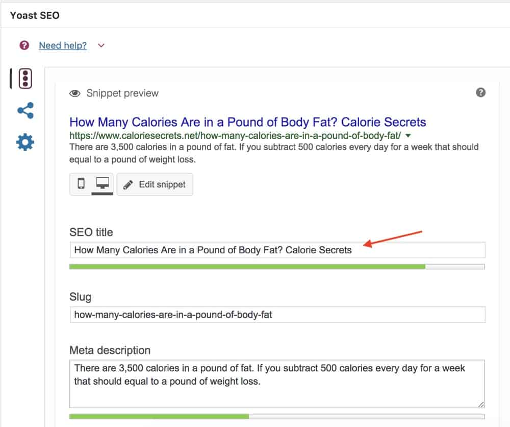 Yoast SEO Title Settings