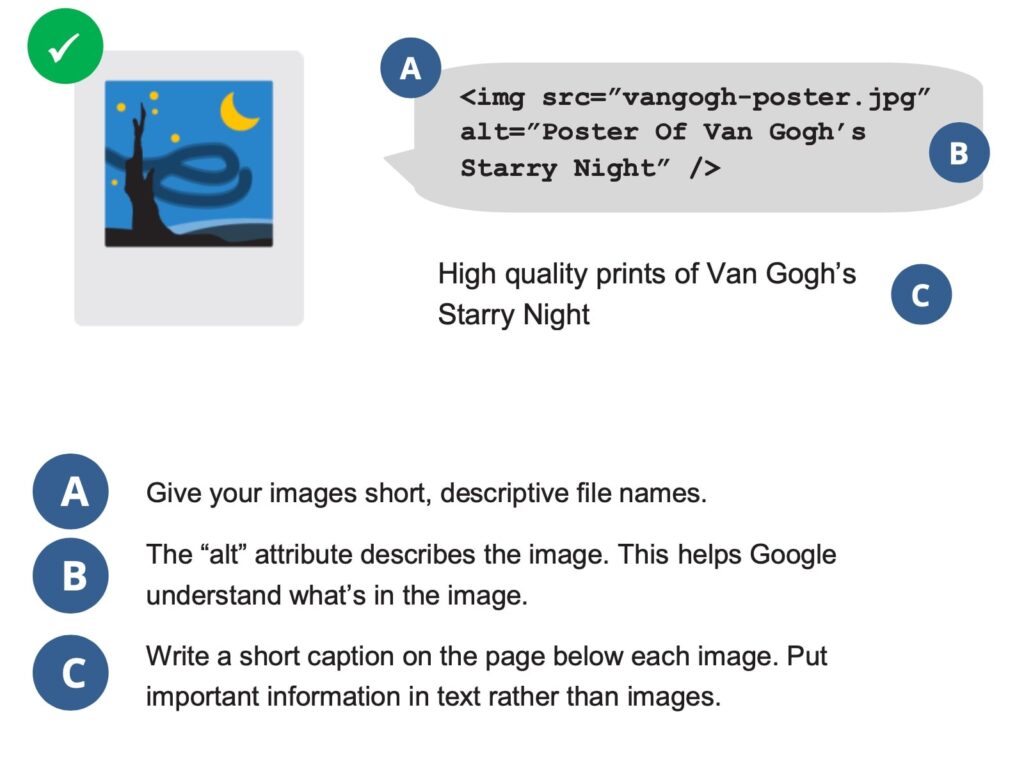 What is alt text examples best practices