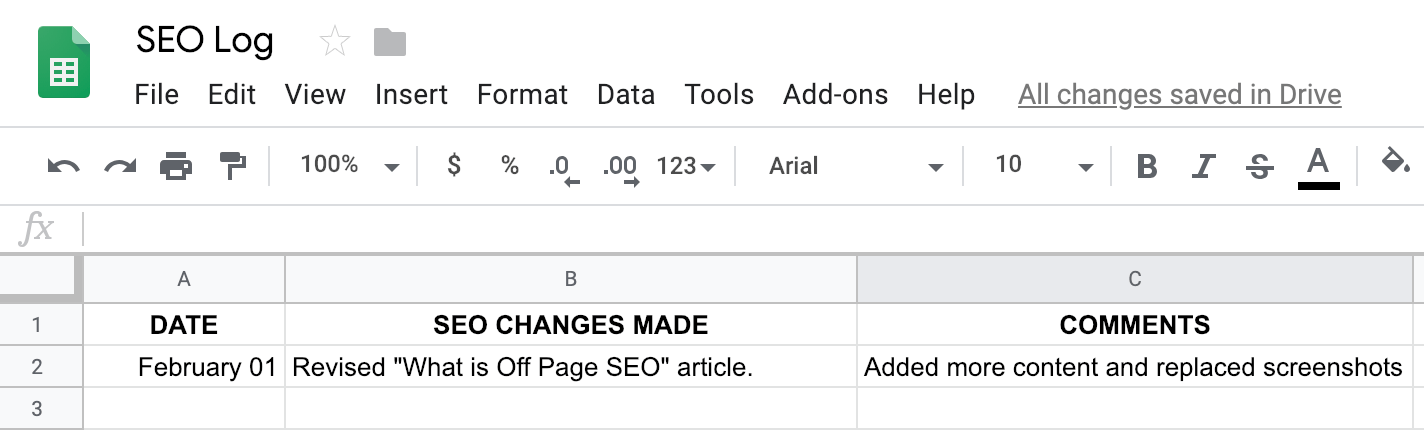 Example of an SEO Log File