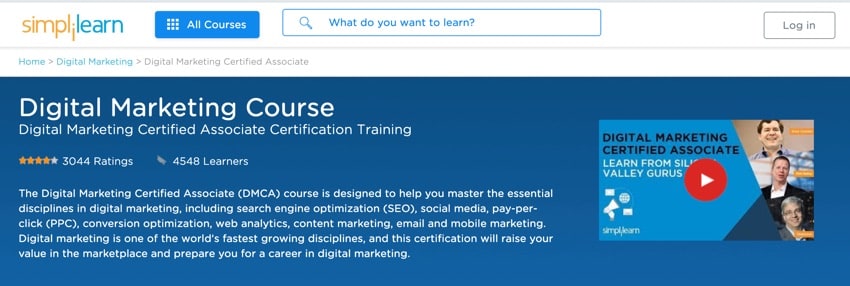 Digital Marketing Certified Associate Certification Training 