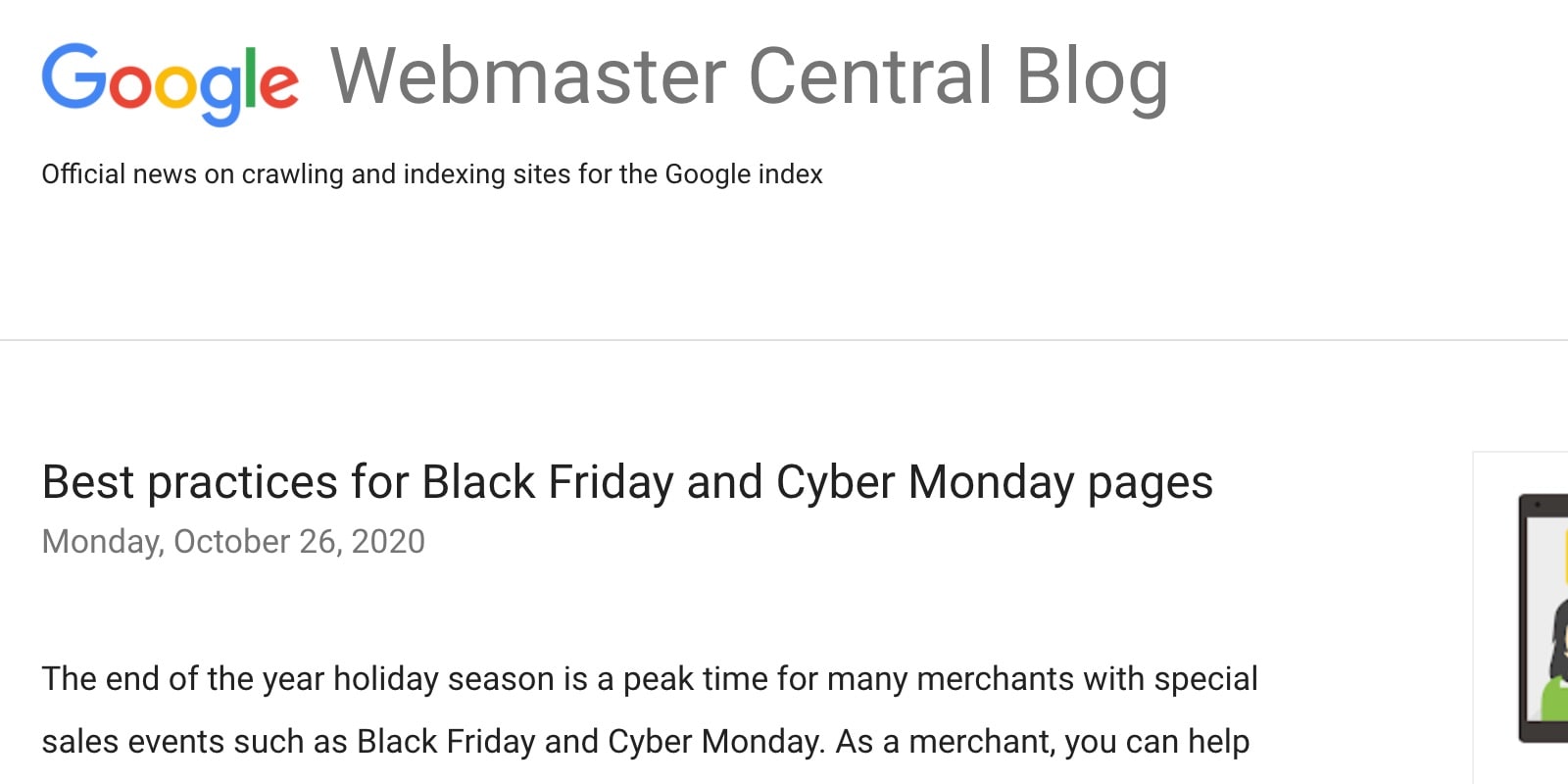 Google Webmaster Central Blog