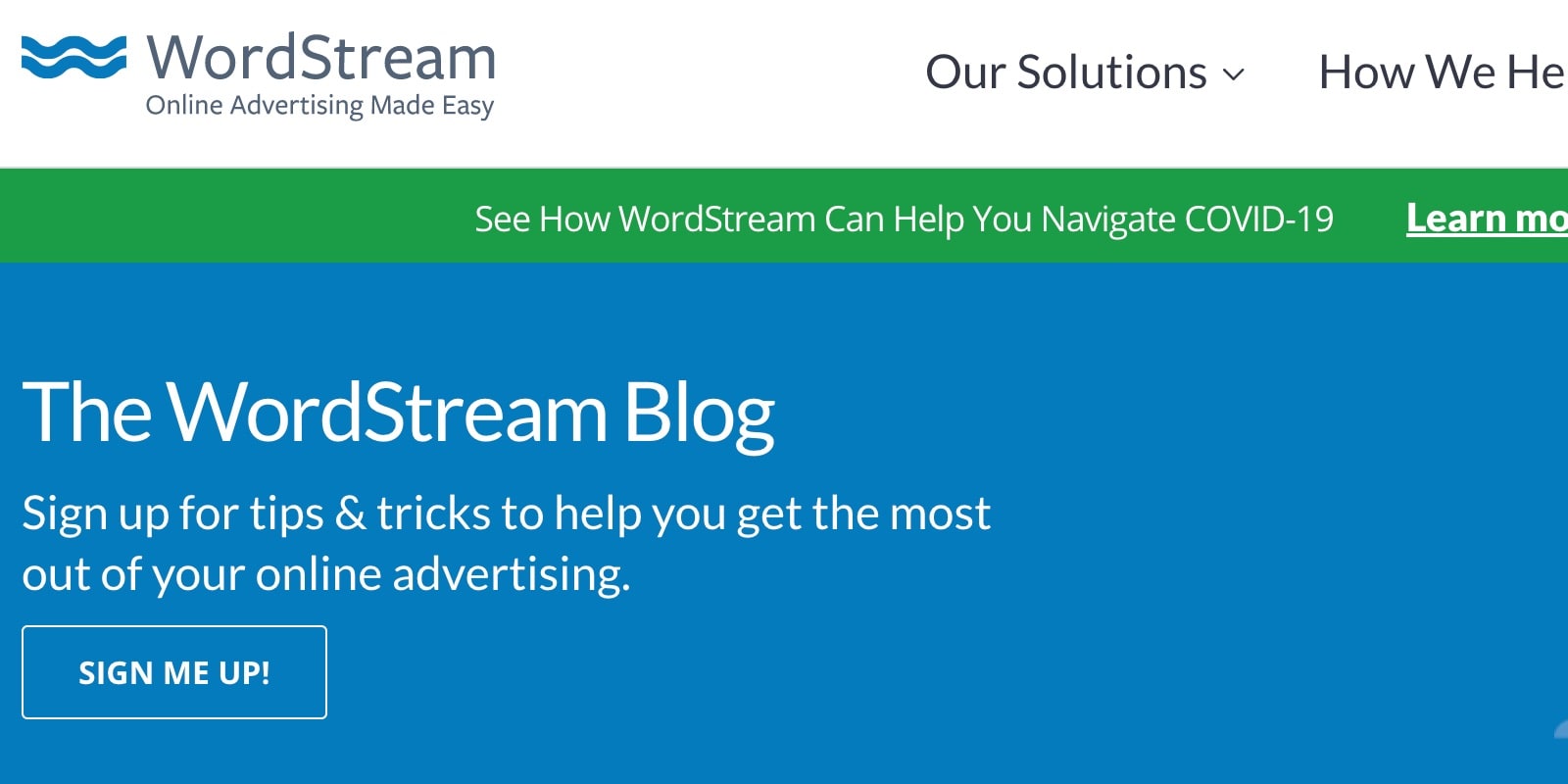 Blog do Wordstream