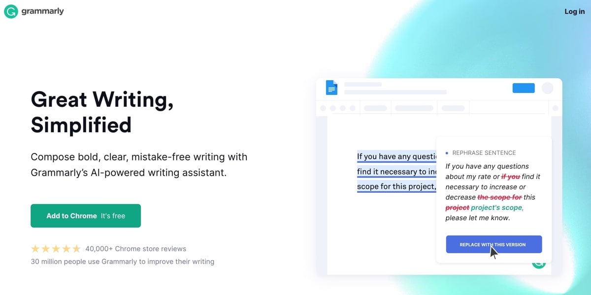 Grammarly Grammar Checker Tool