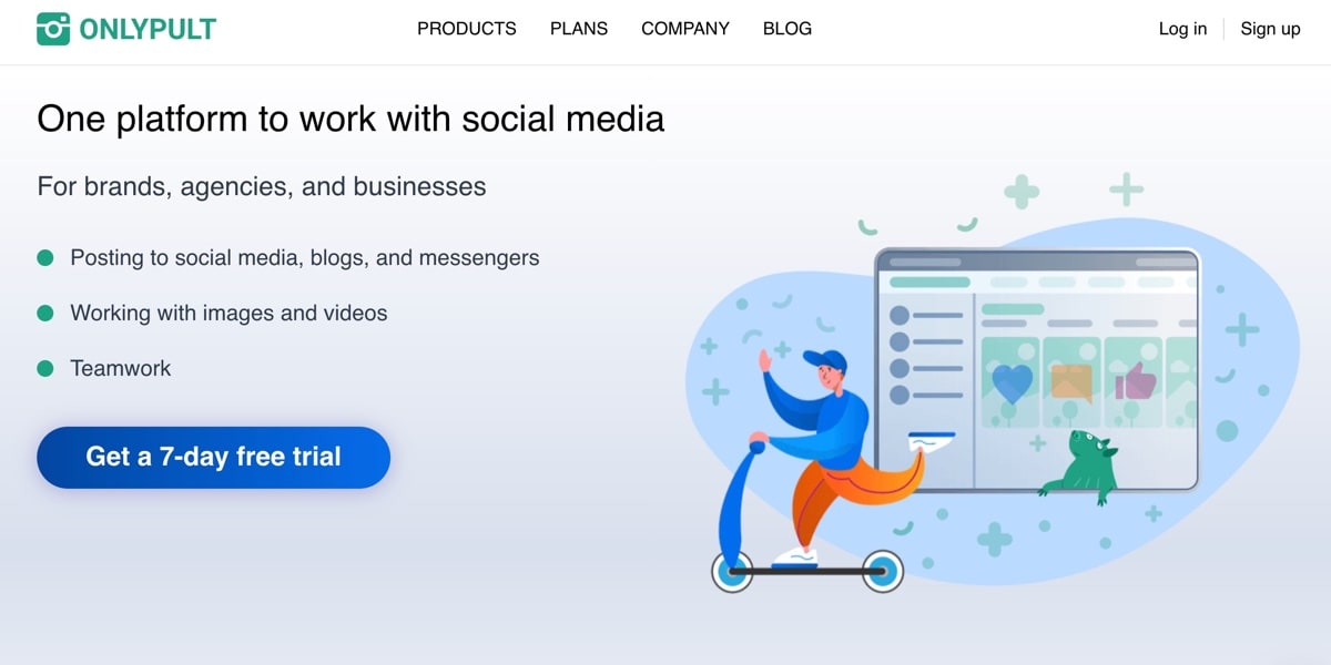 OnlyPult Social Media Tool