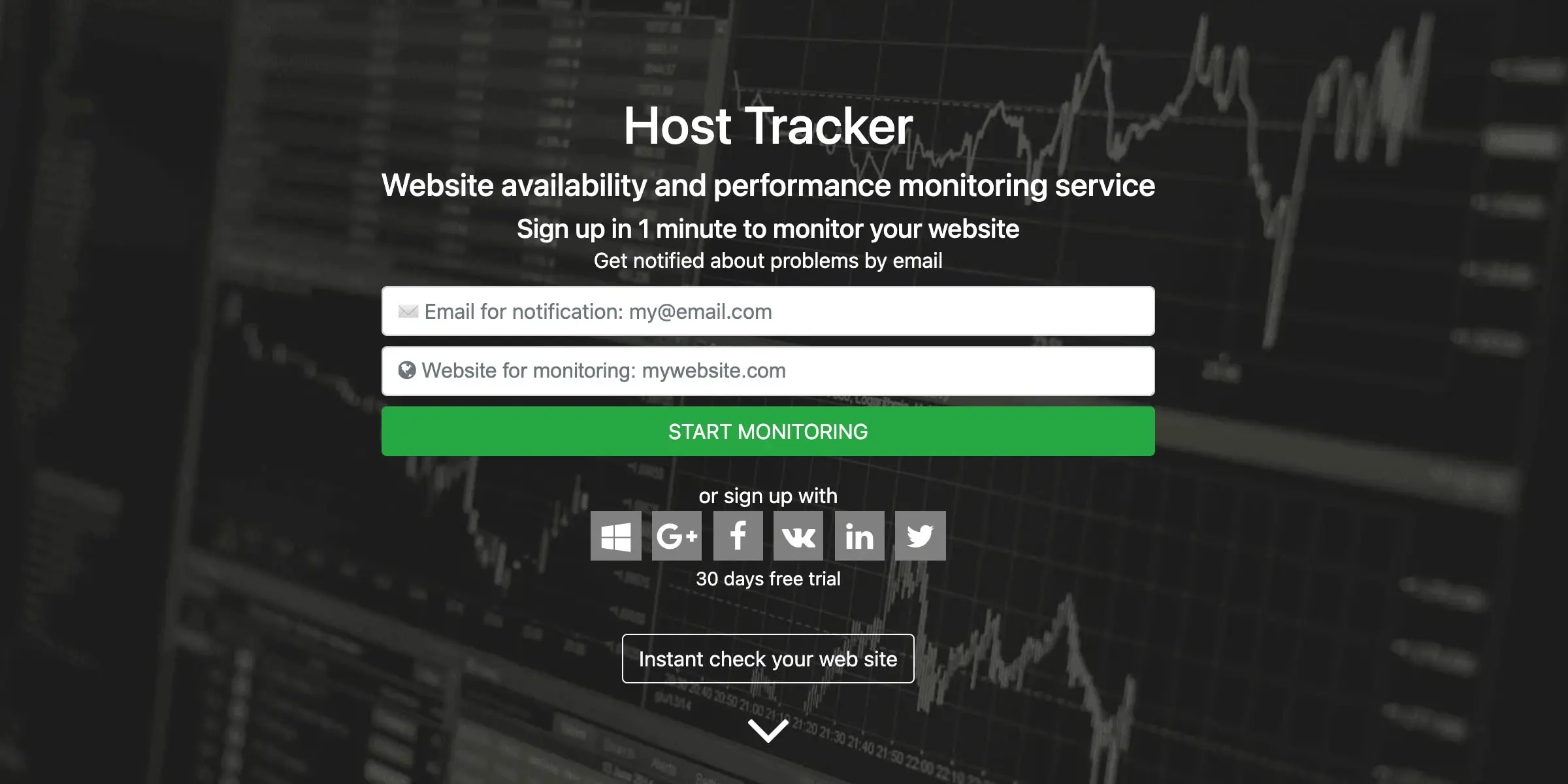 Host-Tracker Monitoring Service