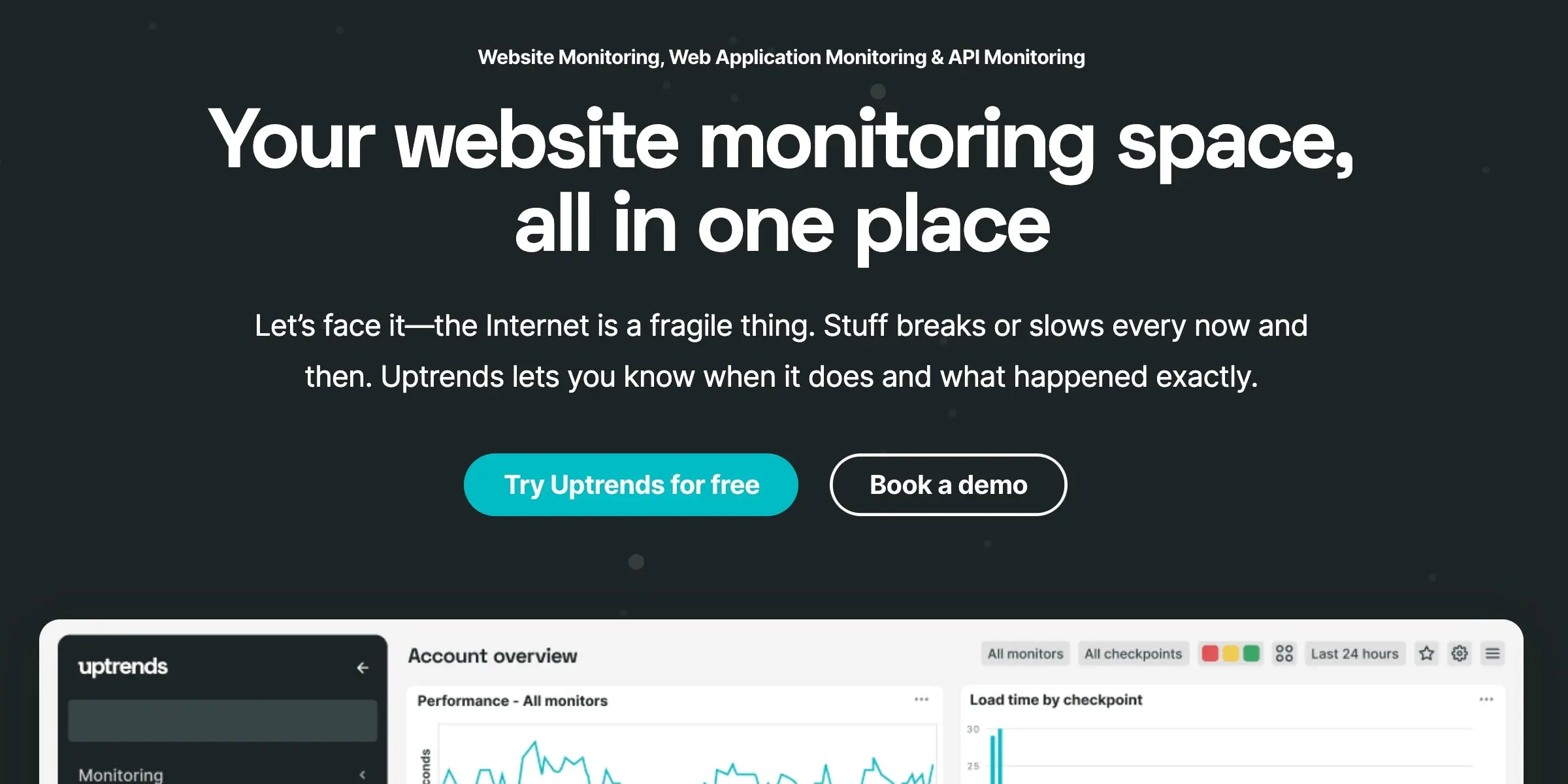 Uptrends Monitoring Service