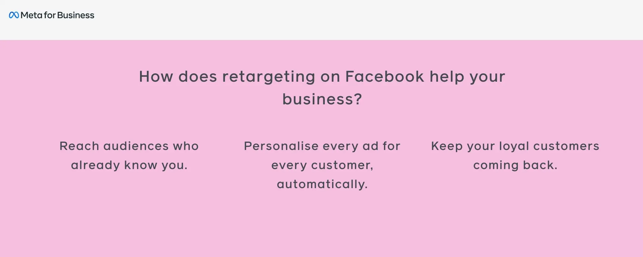 Facebook Retargeting Platform