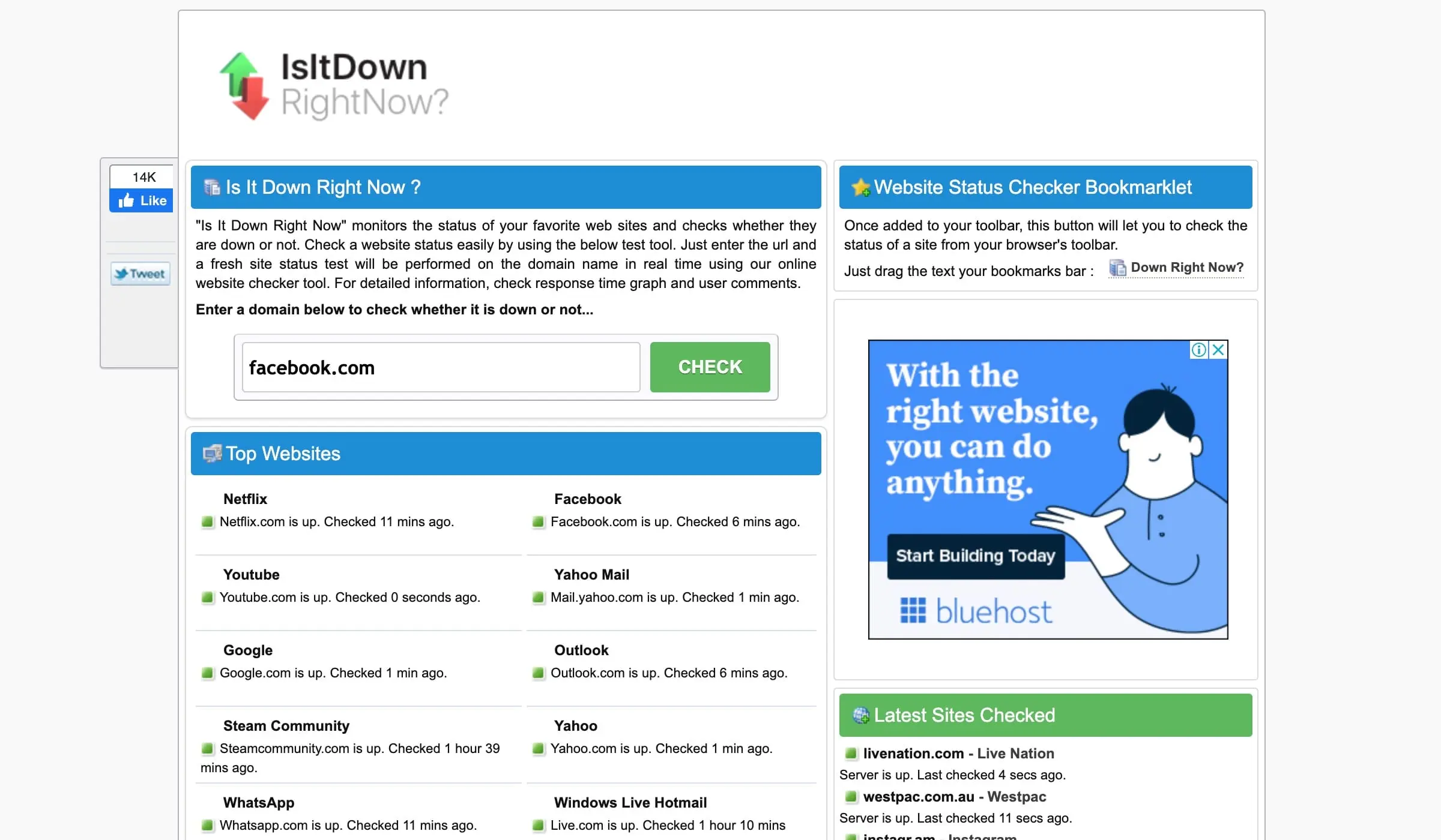 Website Down Checker