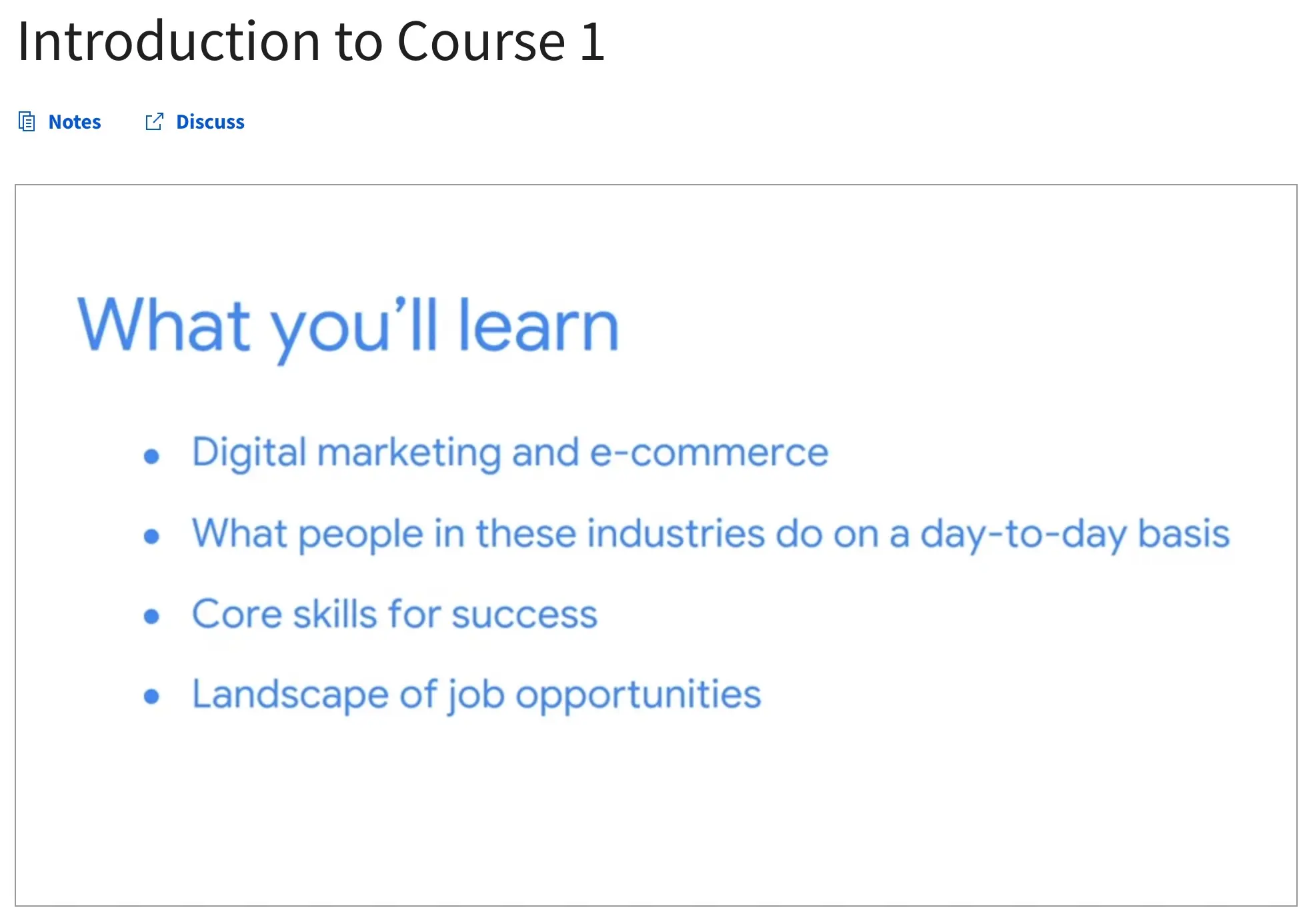 Foundations of Digital Marketing and E-commerce Course