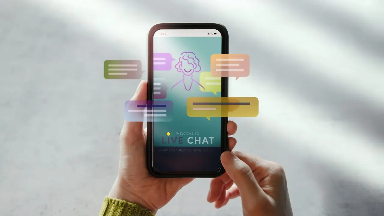 Live chat in mobile