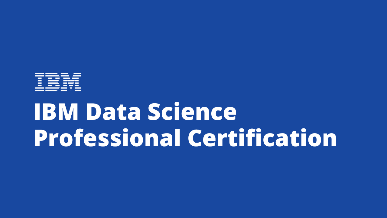 Certification professionnelle IBM en science des données