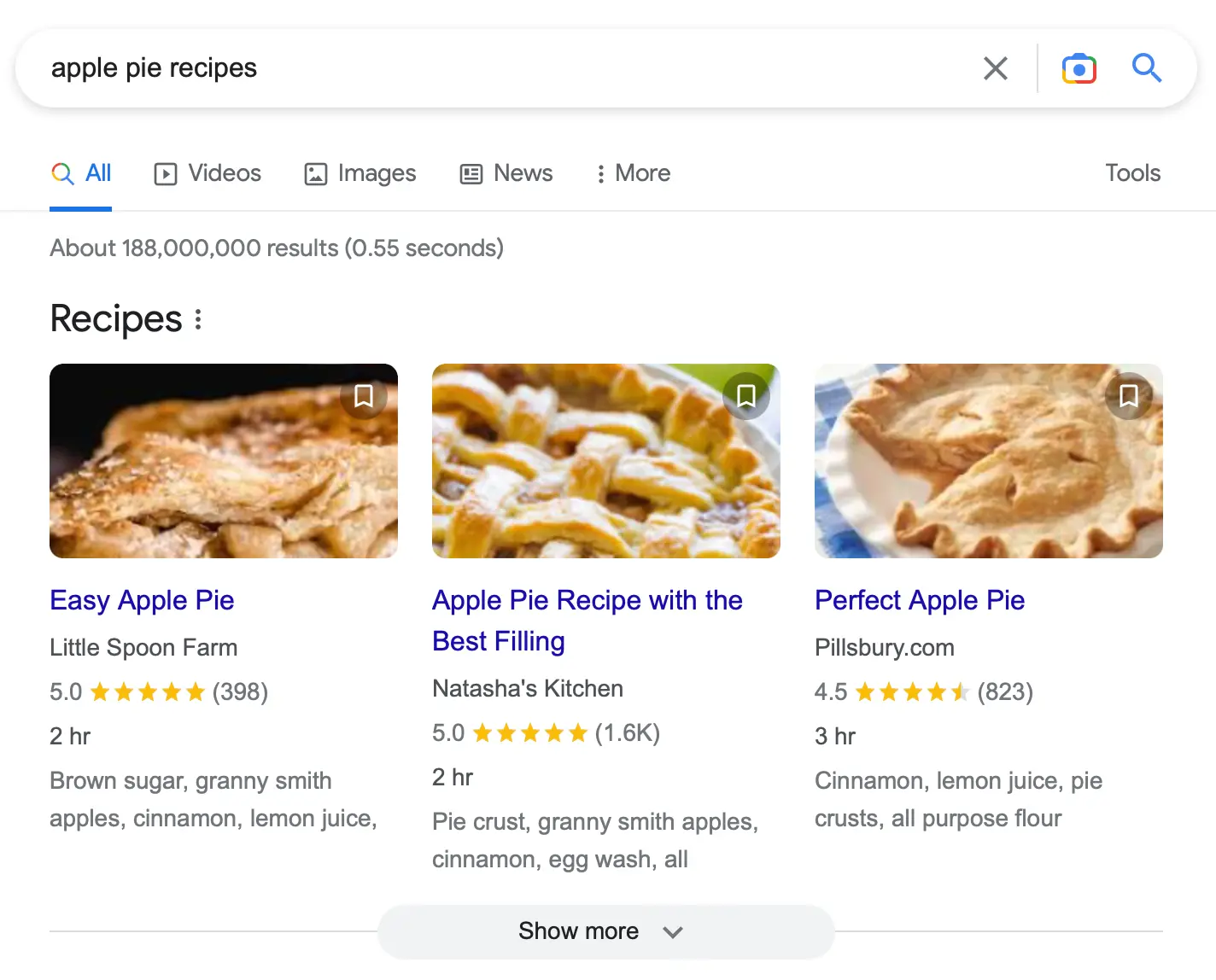 Rich Snippets in Google Results