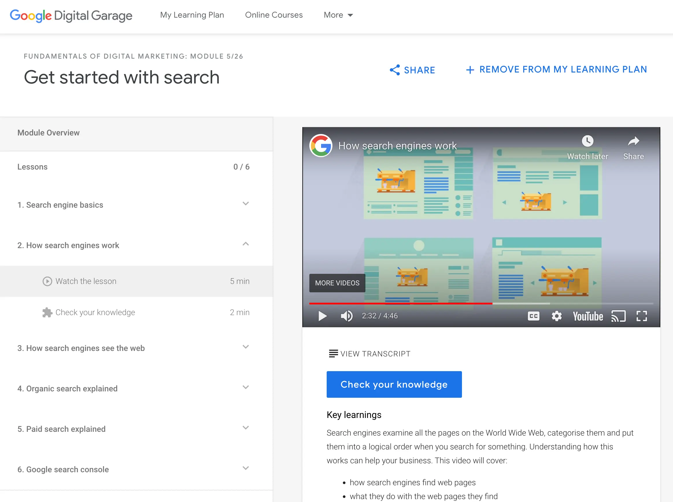 Get Started With Search - Google SEO Course