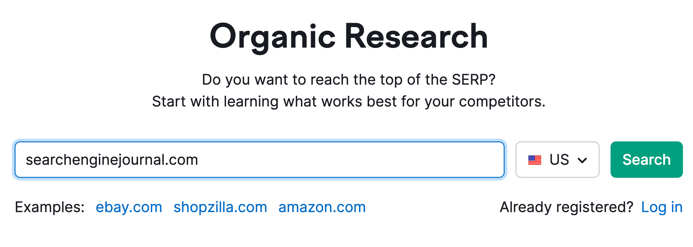 Semrush Organic Research