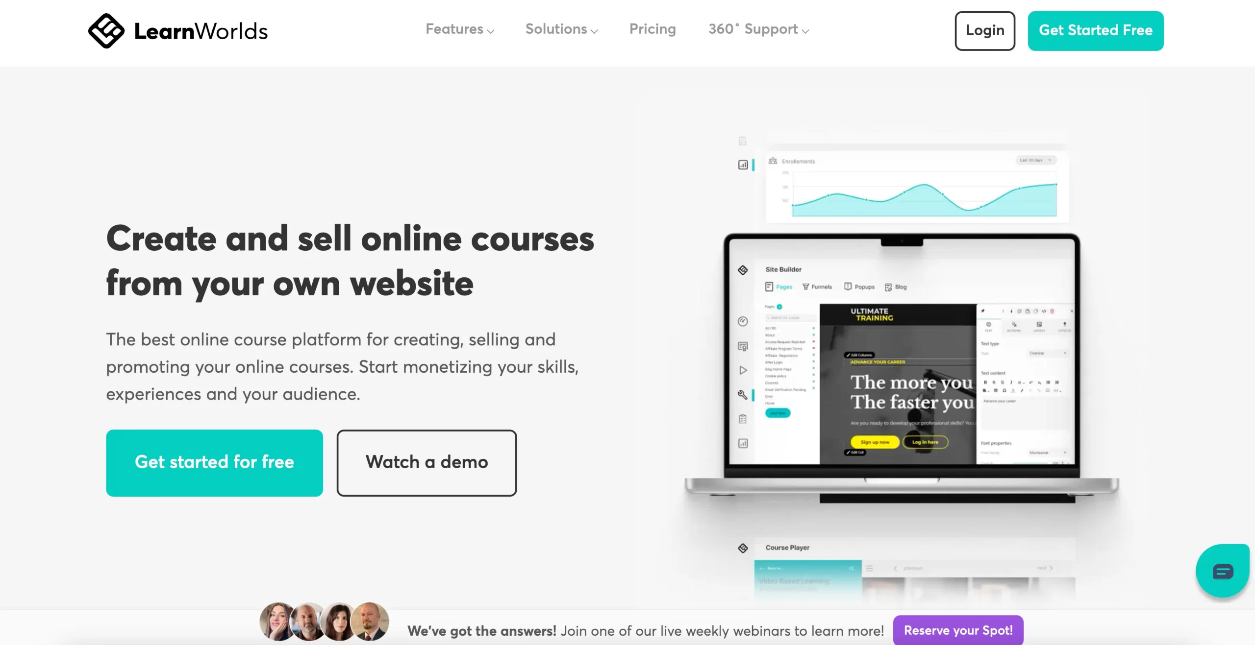 Landing Page Example – LearnWorlds