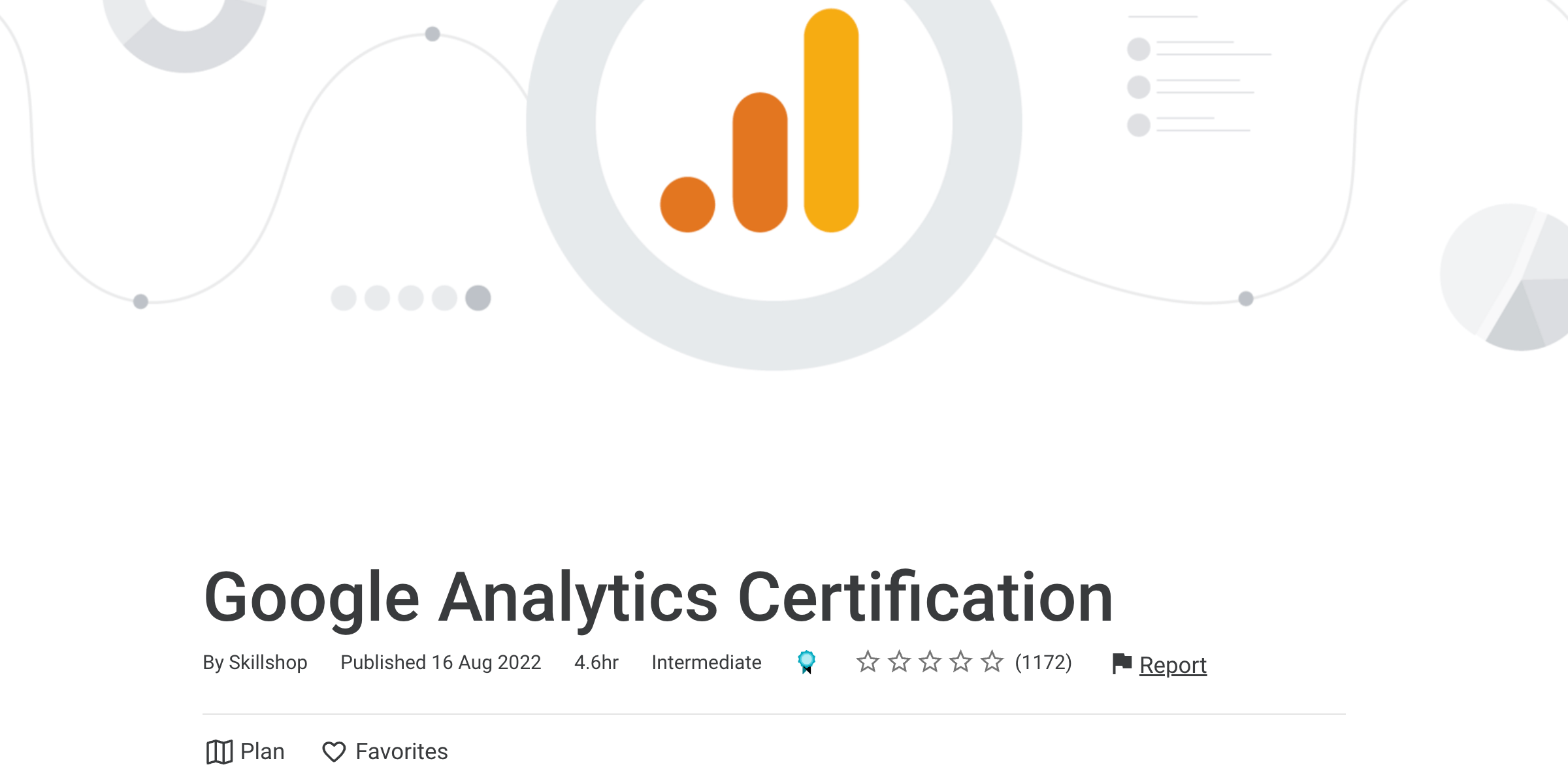 Google Analytics 4 Certification