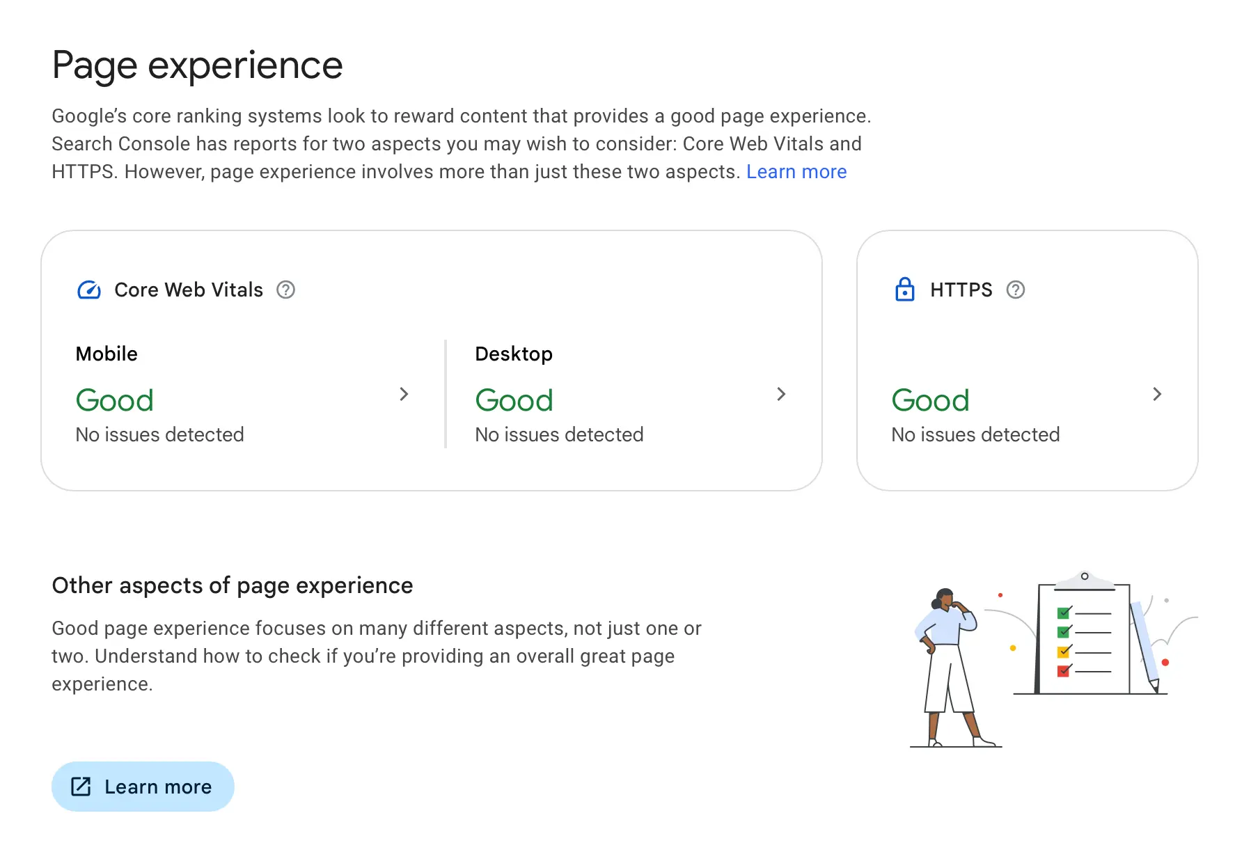 Page Experience Report