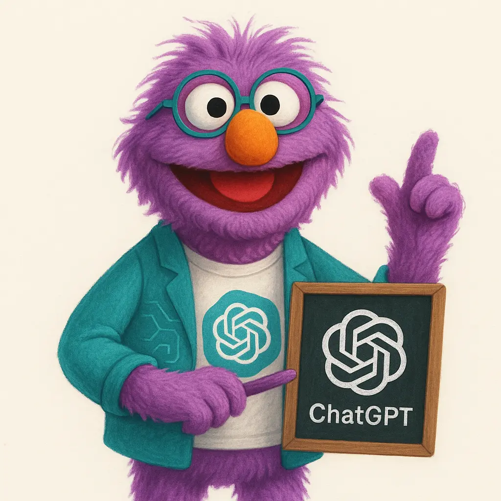 Muppet Style Image Created With ChatGPT
