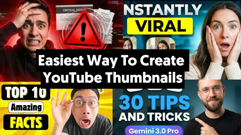 Easiest Way to Create Youtube Thumbnails