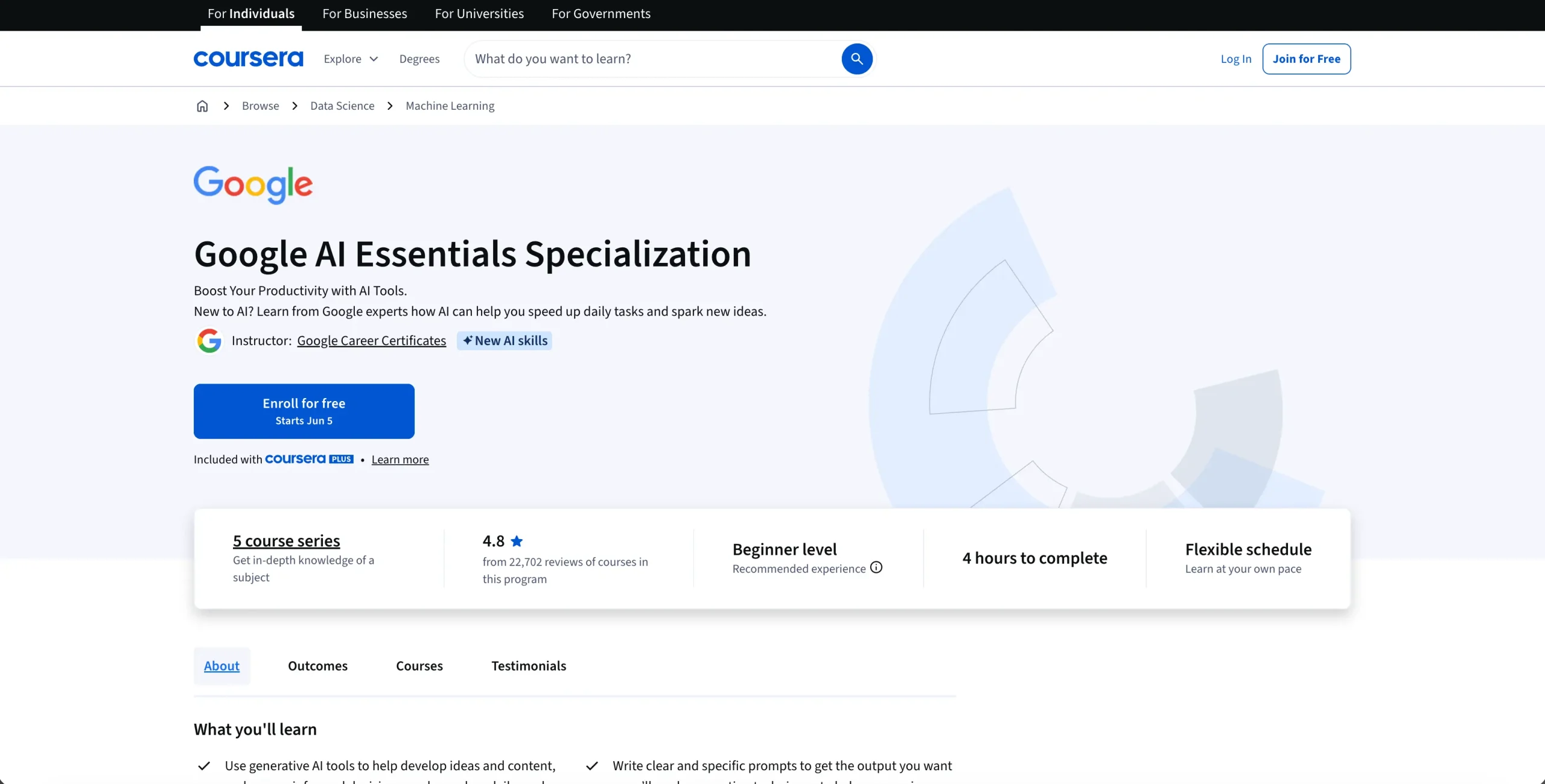 Google AI Essentials