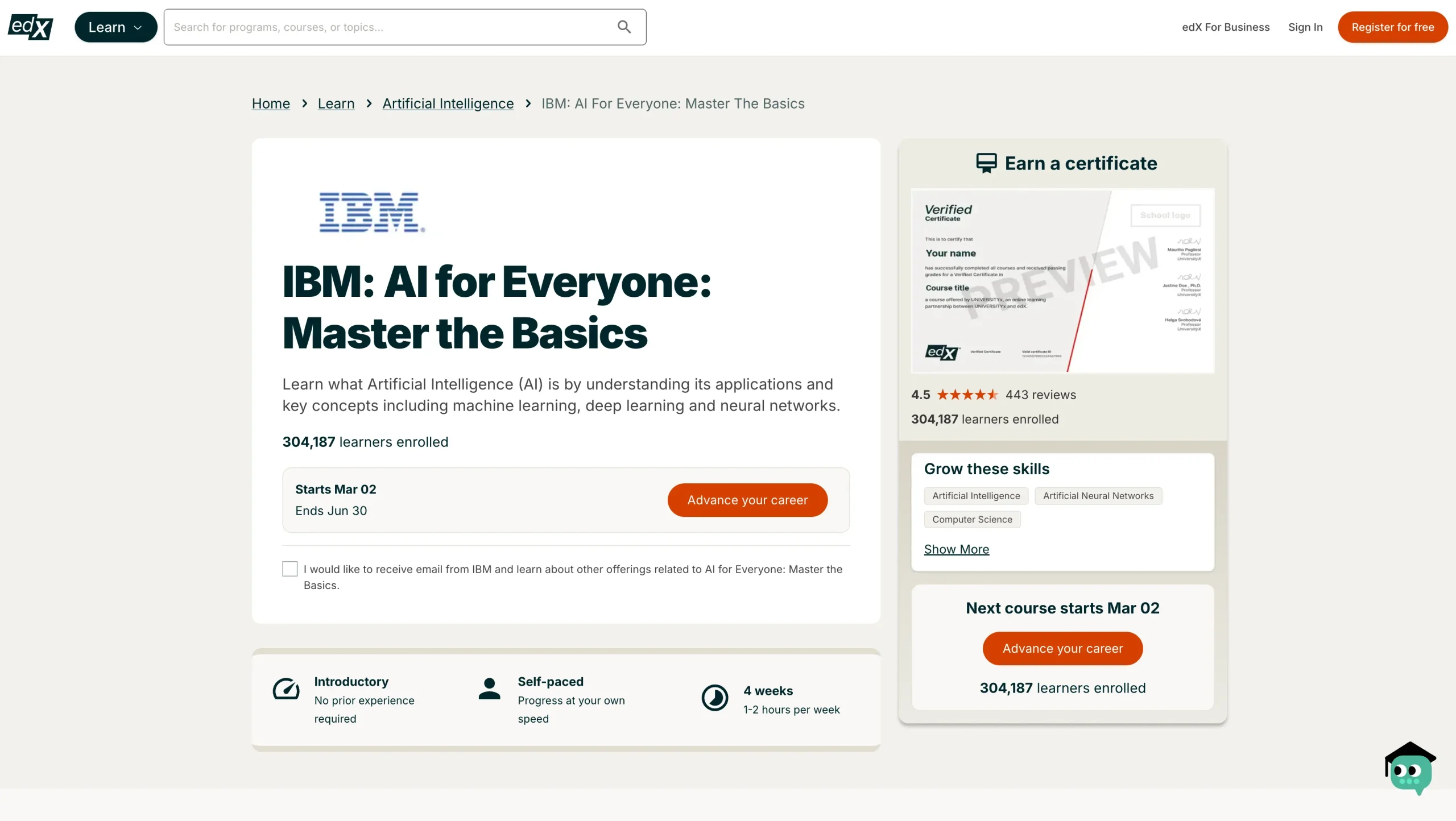 IBM AI for Everyone
