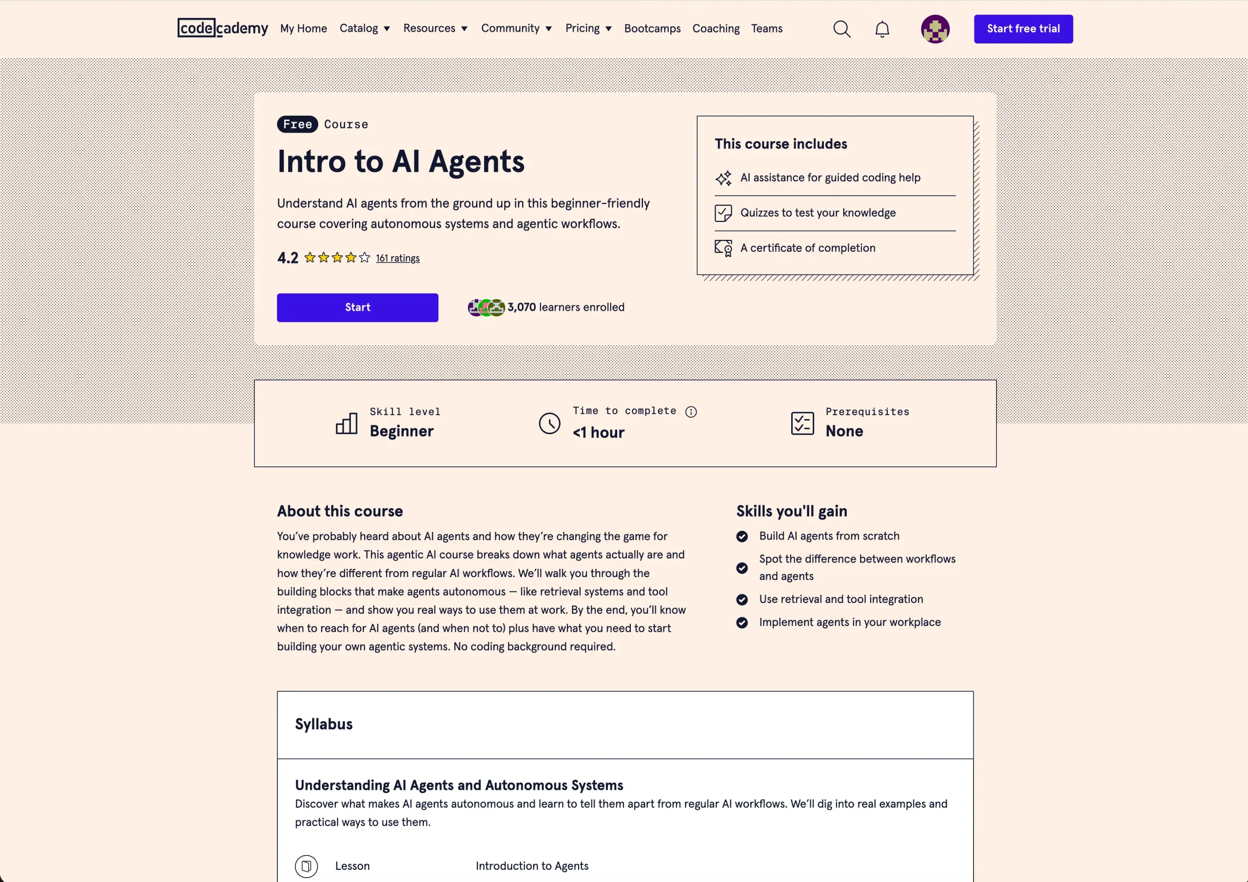 Intro to AI Agents