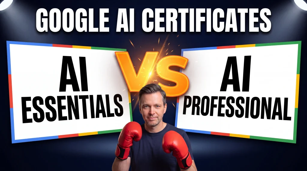 Google AI Essentials Vs Google AI Professional