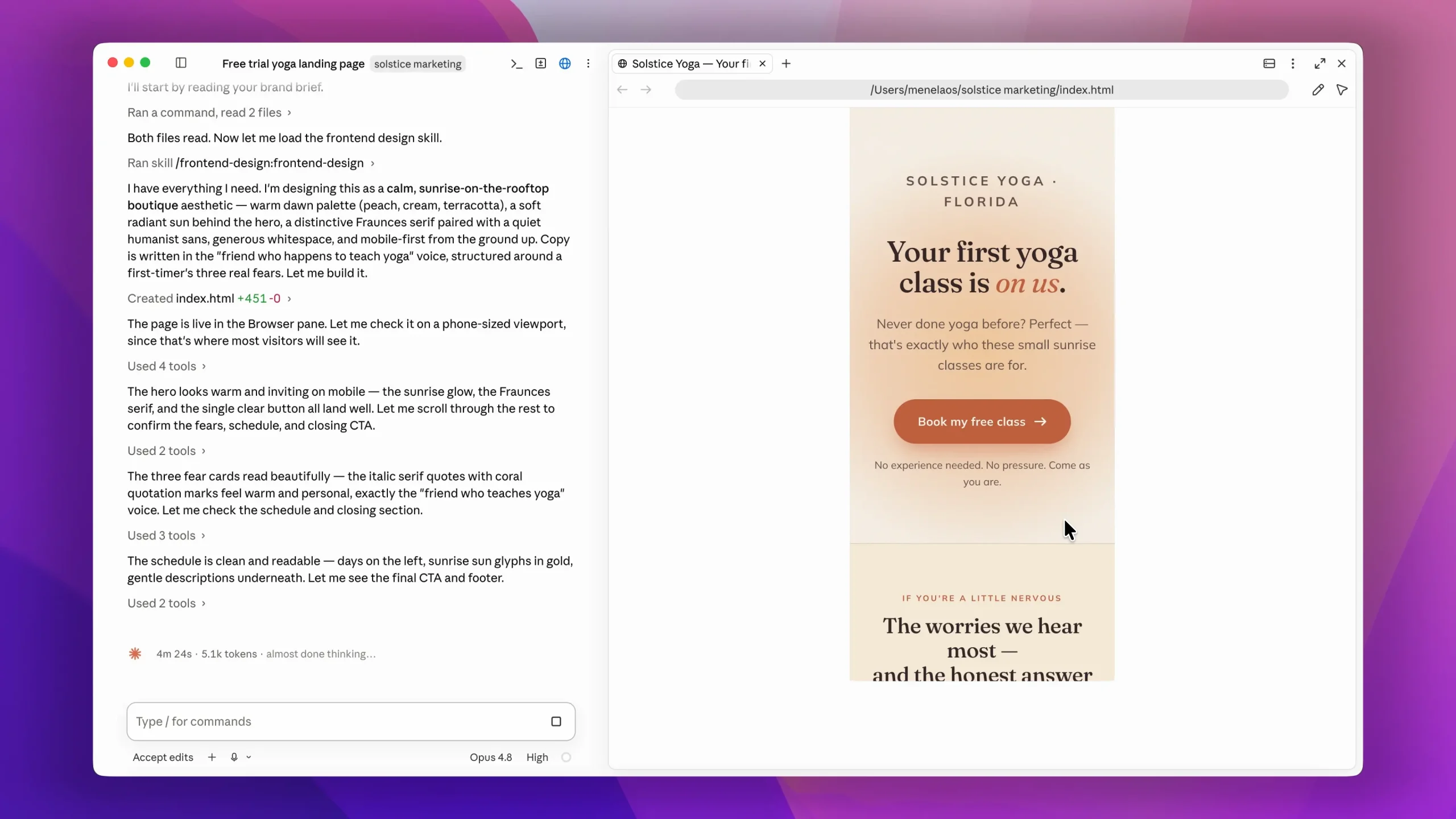 Landing Page Design