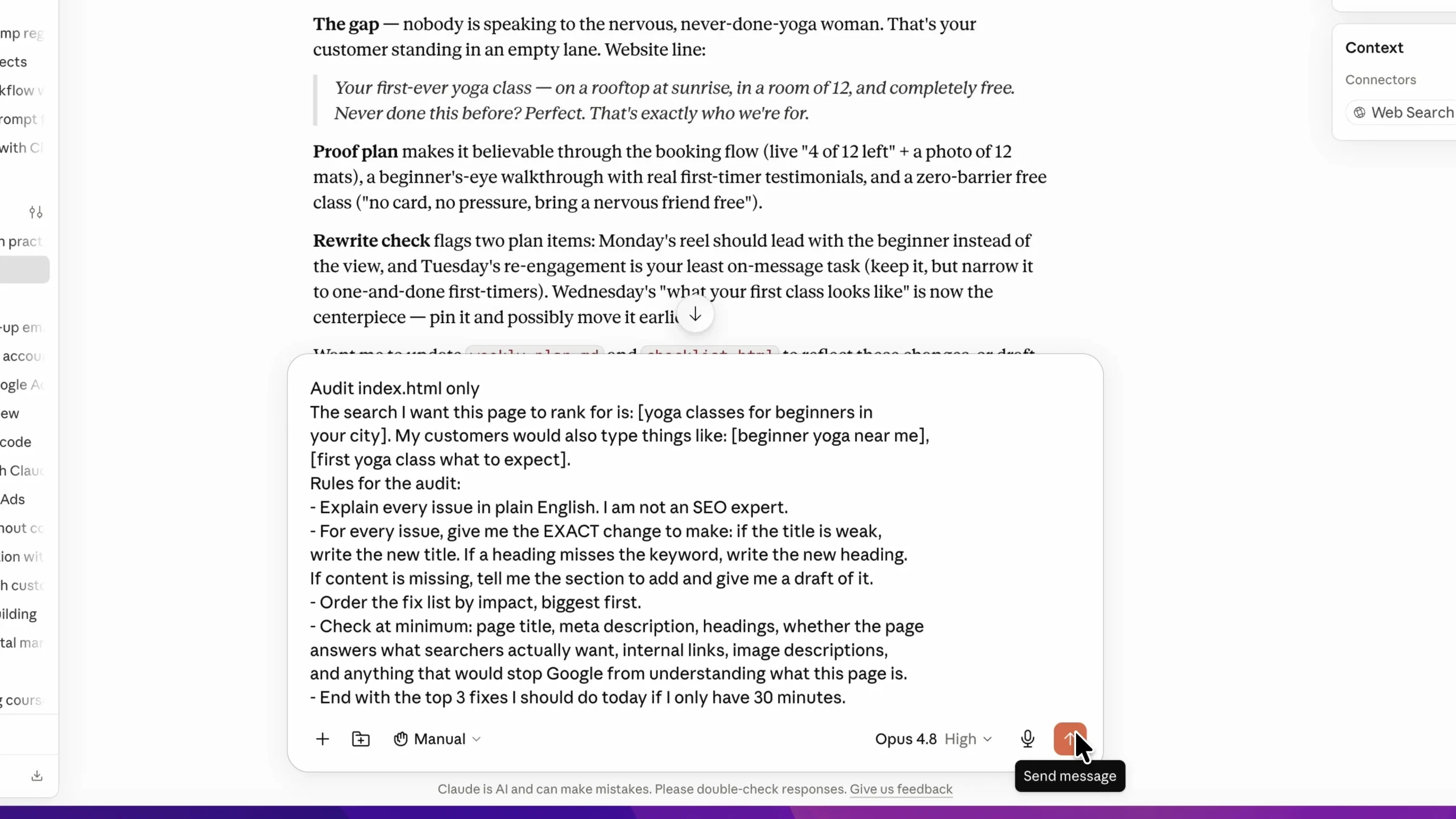 SEO Audit Prompt