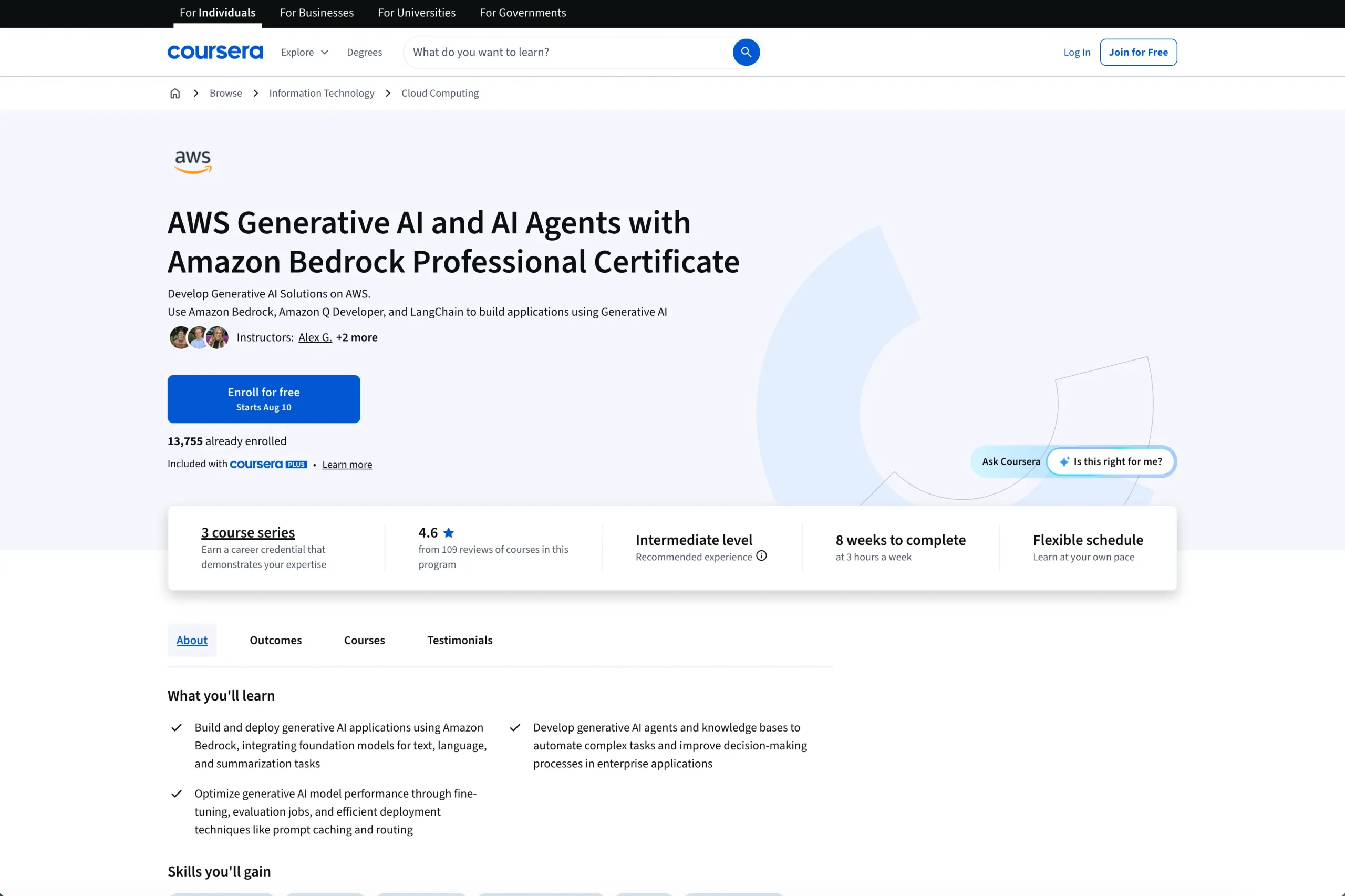 AWS Generative AI Developer