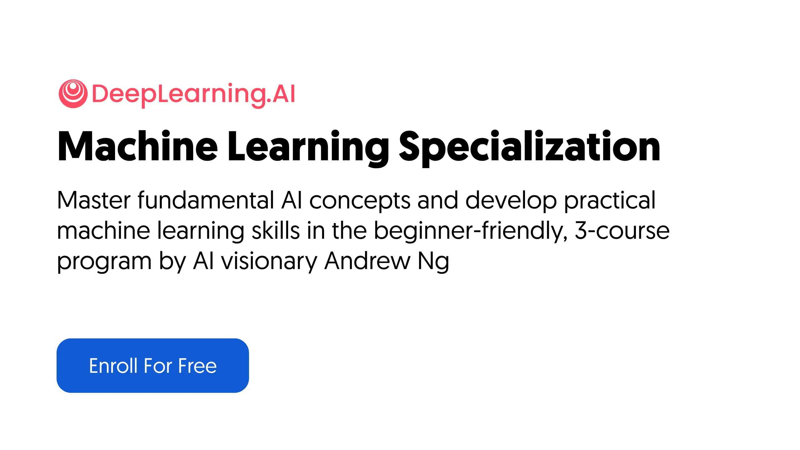 Machine Learning Specialization